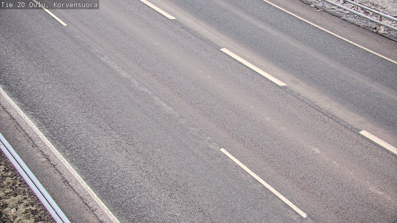 Weather Camera Image Väg 20 Uleåborg Korvensuora, Oulu, Pohjois-Pohjanmaa