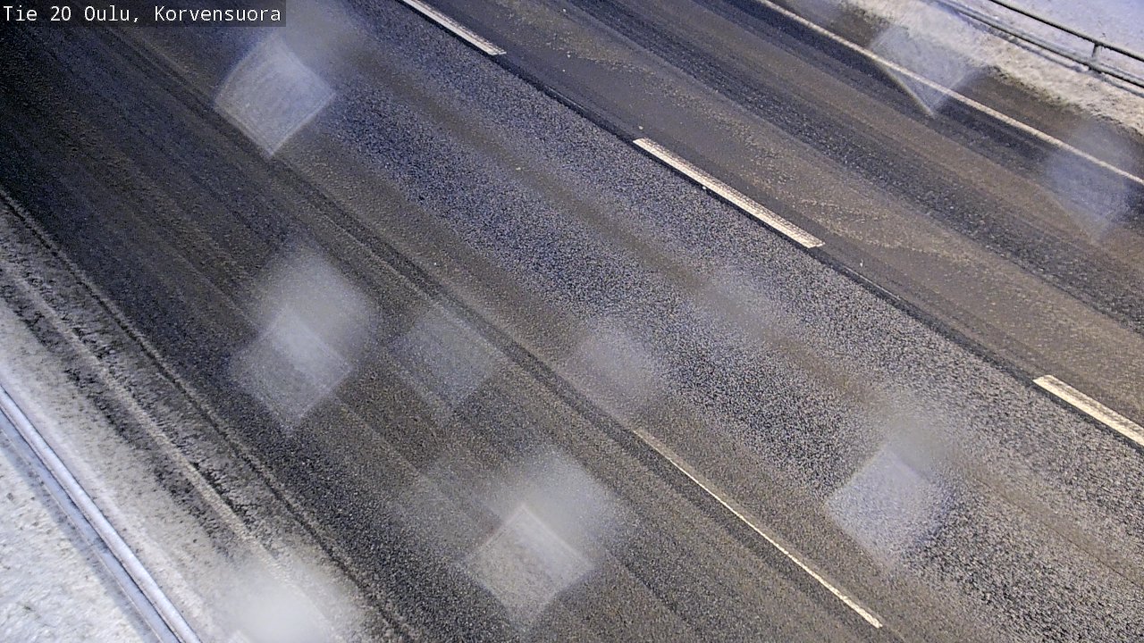 Weather Camera Image Väg 20 Uleåborg Korvensuora, Oulu, Pohjois-Pohjanmaa