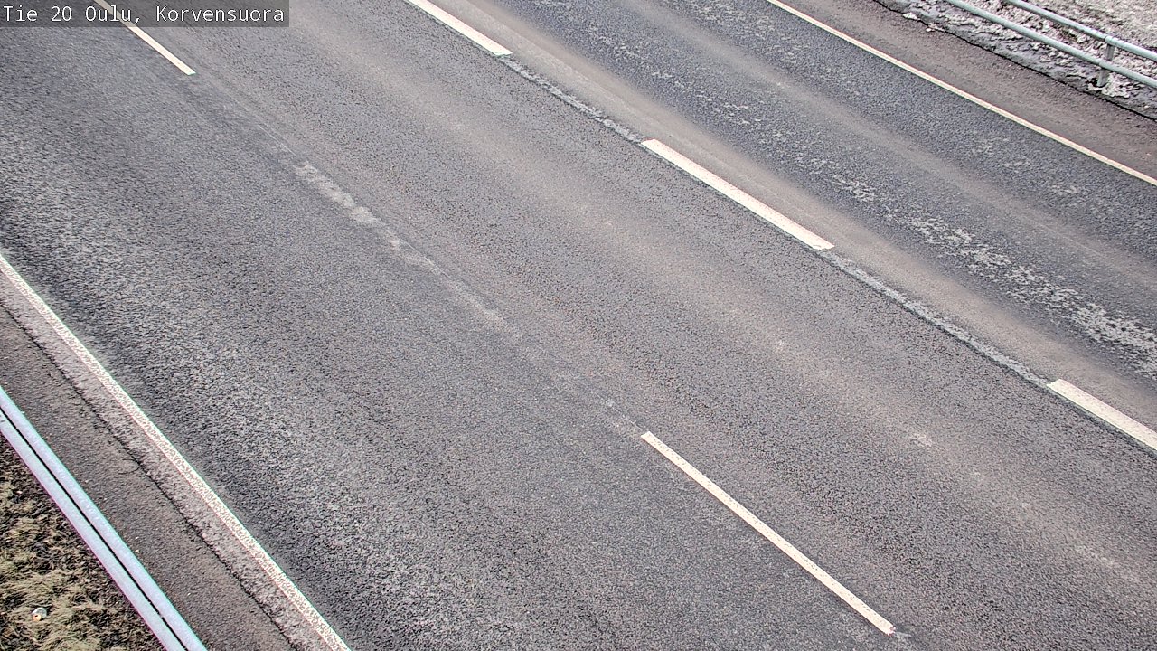 Weather Camera Image Väg 20 Uleåborg Korvensuora, Oulu, Pohjois-Pohjanmaa