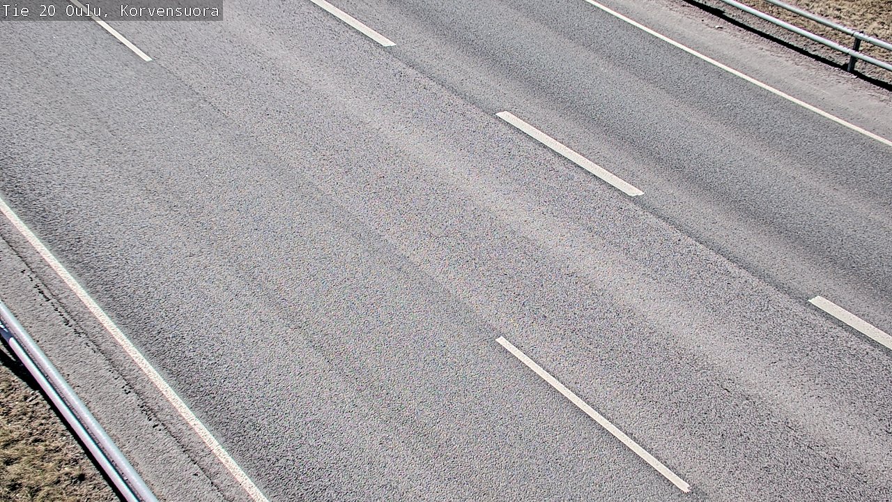 Weather Camera Image Road 20 Oulu Korvensuora, Oulu, Pohjois-Pohjanmaa
