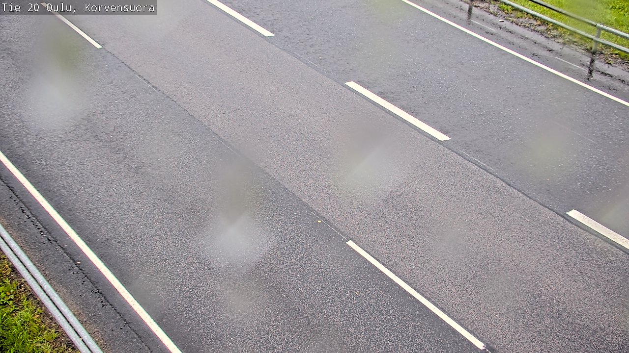 Weather Camera Image Road 20 Oulu Korvensuora, Oulu, Pohjois-Pohjanmaa