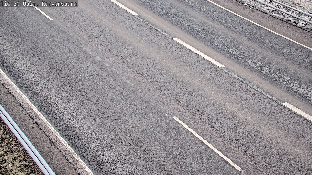 Weather Camera Image Väg 20 Uleåborg Korvensuora, Oulu, Pohjois-Pohjanmaa