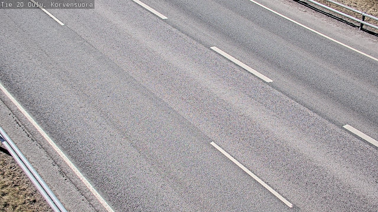Weather Camera Image Road 20 Oulu Korvensuora, Oulu, Pohjois-Pohjanmaa