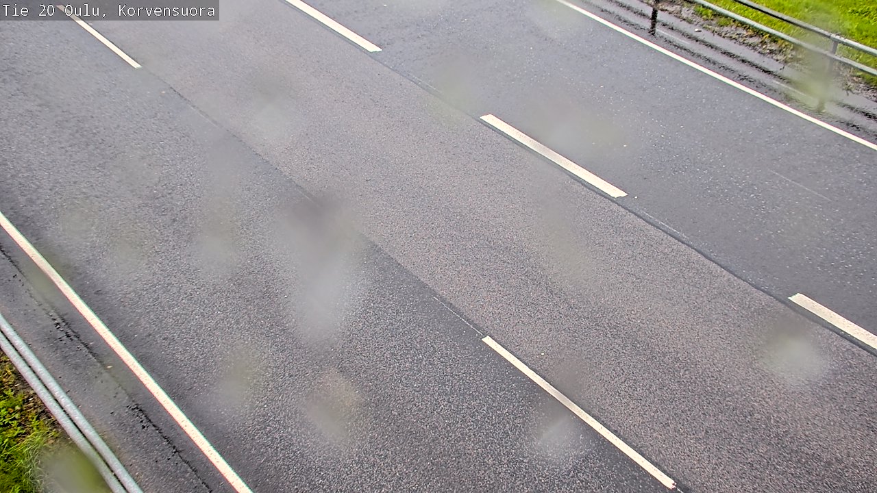 Weather Camera Image Road 20 Oulu Korvensuora, Oulu, Pohjois-Pohjanmaa