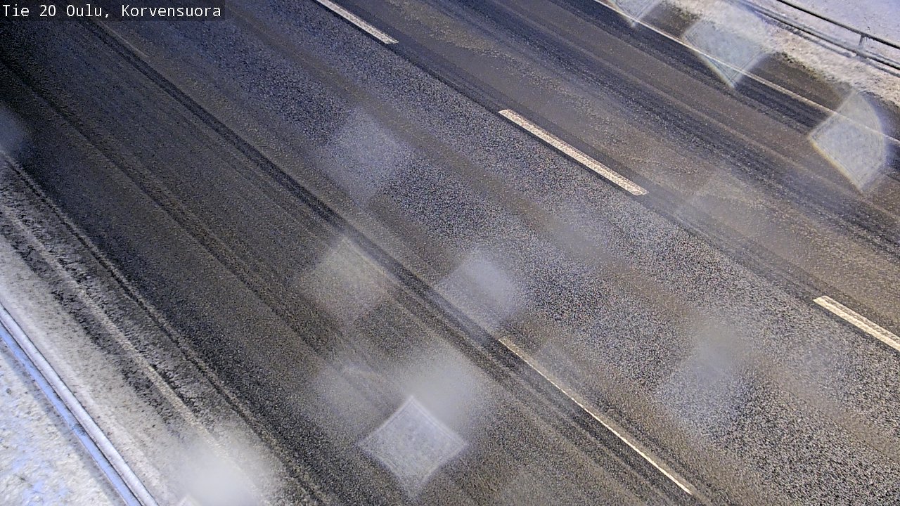 Weather Camera Image Väg 20 Uleåborg Korvensuora, Oulu, Pohjois-Pohjanmaa