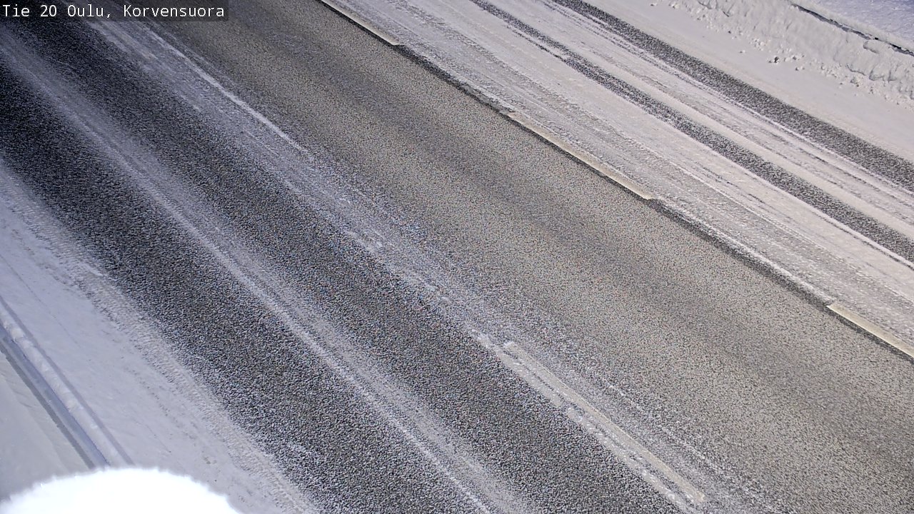 Weather Camera Image Road 20 Oulu Korvensuora, Oulu, Pohjois-Pohjanmaa