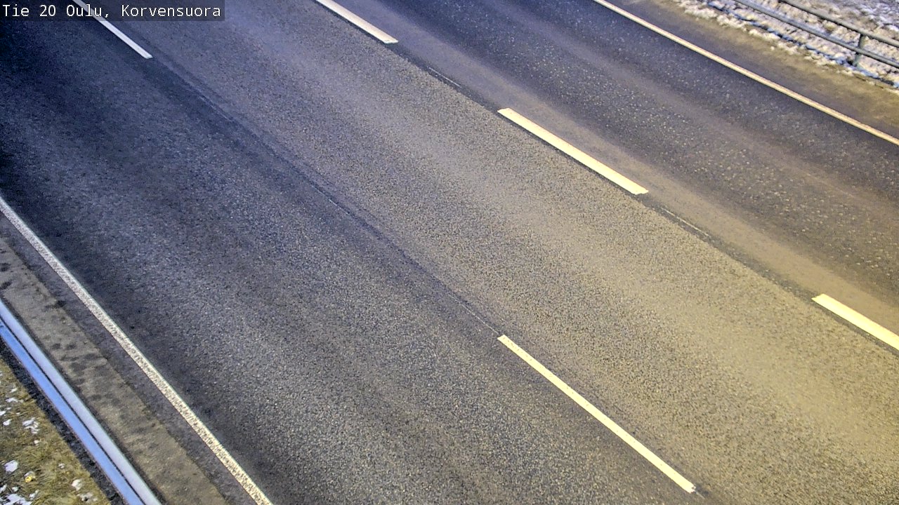 Kelikamerat Kuva Tie 20 Oulu Korvensuora, Oulu, Pohjois-Pohjanmaa