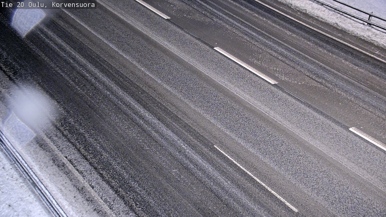 Weather Camera Image Väg 20 Uleåborg Korvensuora, Oulu, Pohjois-Pohjanmaa
