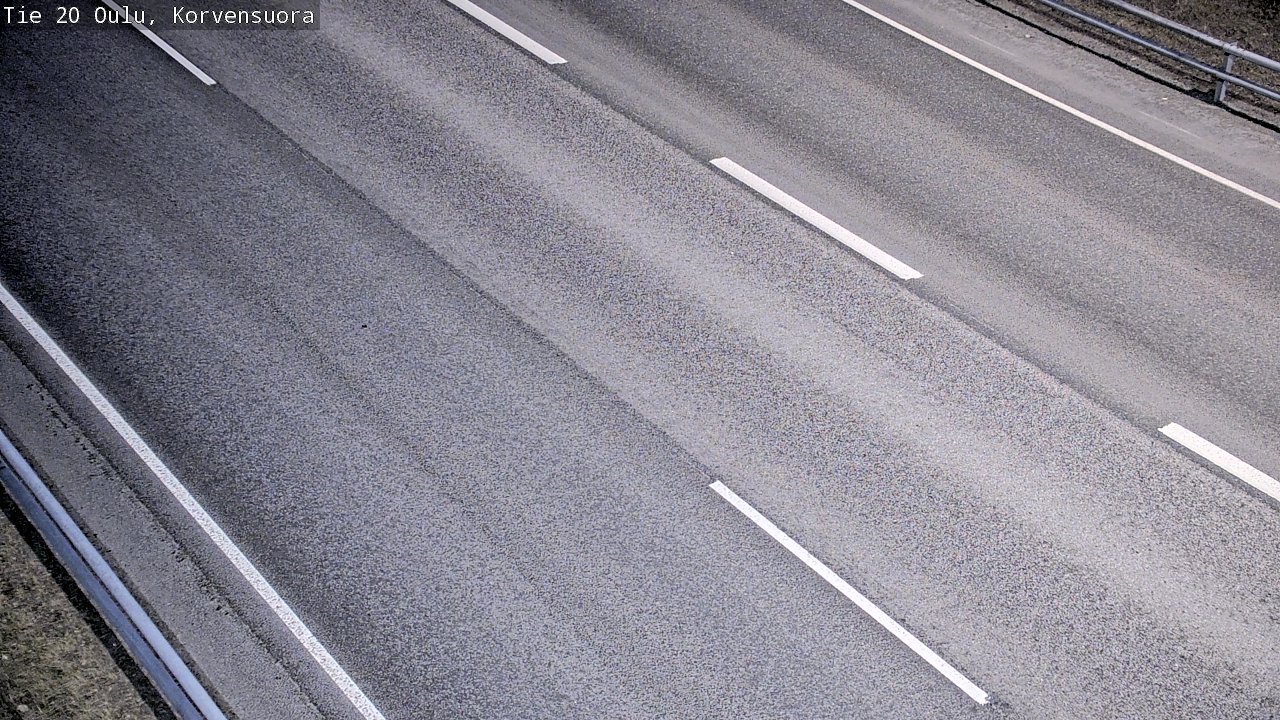 Weather Camera Image Road 20 Oulu Korvensuora, Oulu, Pohjois-Pohjanmaa