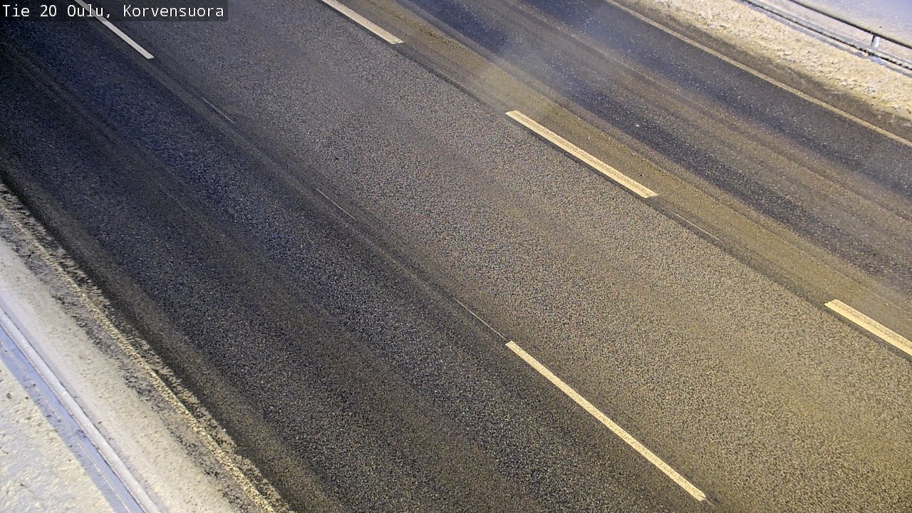 Weather Camera Image Väg 20 Uleåborg Korvensuora, Oulu, Pohjois-Pohjanmaa