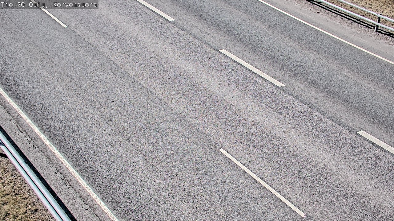Weather Camera Image Road 20 Oulu Korvensuora, Oulu, Pohjois-Pohjanmaa