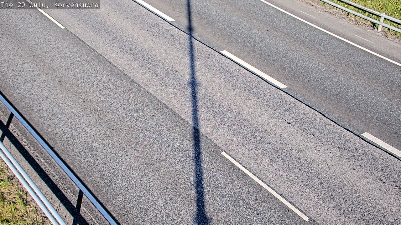Weather Camera Image Väg 20 Uleåborg Korvensuora, Oulu, Pohjois-Pohjanmaa