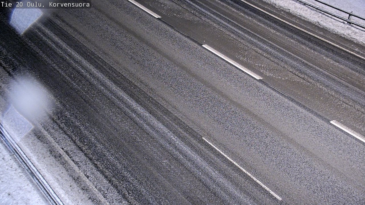 Weather Camera Image Väg 20 Uleåborg Korvensuora, Oulu, Pohjois-Pohjanmaa