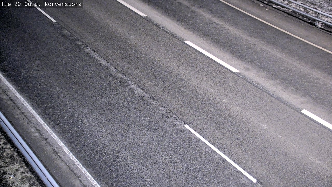 Weather Camera Image Väg 20 Uleåborg Korvensuora, Oulu, Pohjois-Pohjanmaa