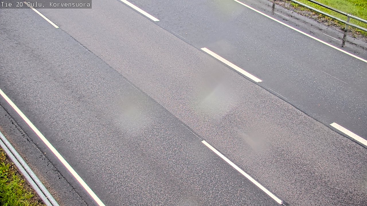 Weather Camera Image Road 20 Oulu Korvensuora, Oulu, Pohjois-Pohjanmaa