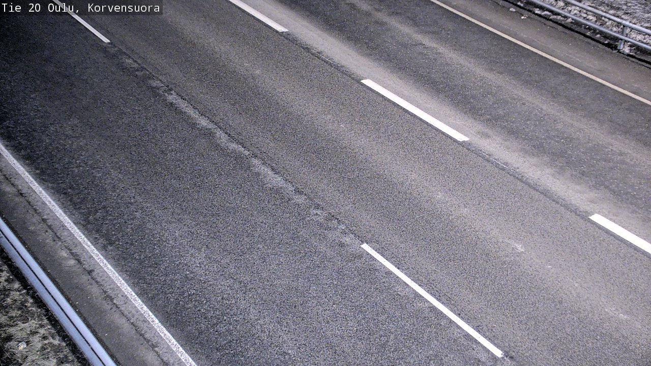 Weather Camera Image Väg 20 Uleåborg Korvensuora, Oulu, Pohjois-Pohjanmaa