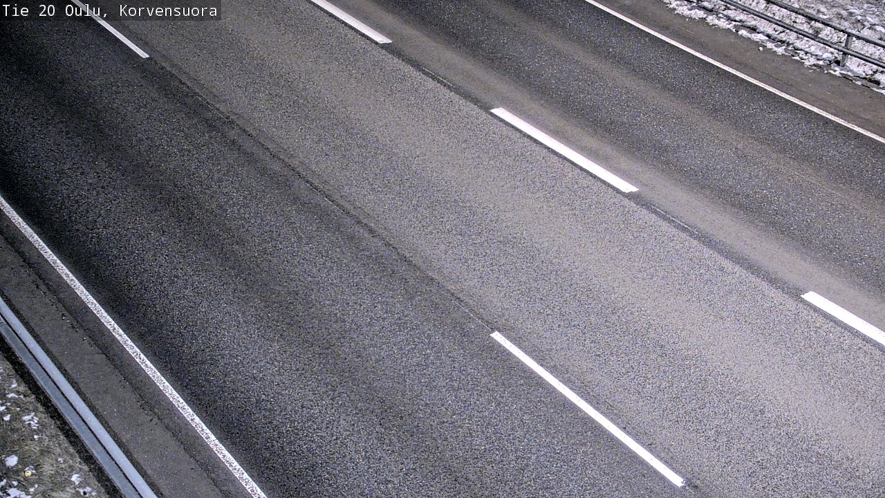 Kelikamerat Kuva Tie 20 Oulu Korvensuora, Oulu, Pohjois-Pohjanmaa