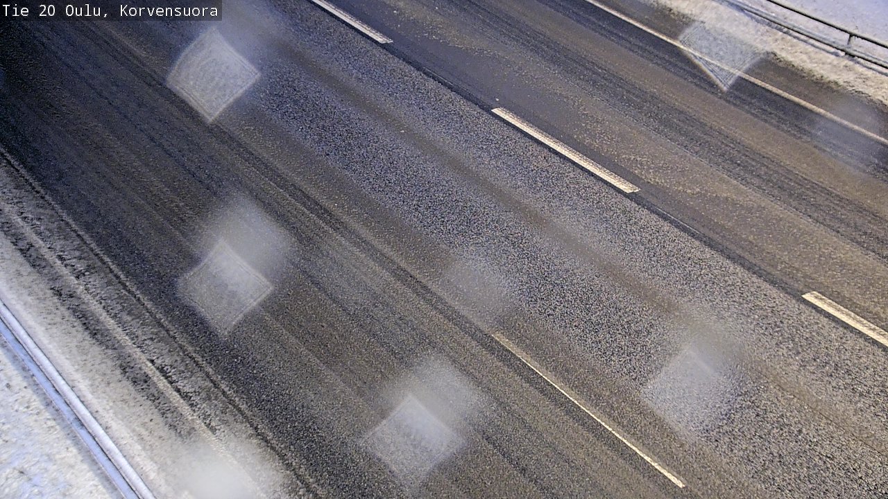 Weather Camera Image Väg 20 Uleåborg Korvensuora, Oulu, Pohjois-Pohjanmaa