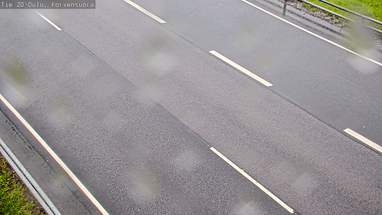 Weather Camera Image Road 20 Oulu Korvensuora, Oulu, Pohjois-Pohjanmaa