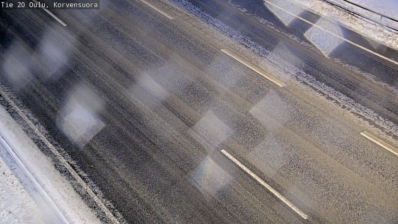 Weather Camera Image Väg 20 Uleåborg Korvensuora, Oulu, Pohjois-Pohjanmaa