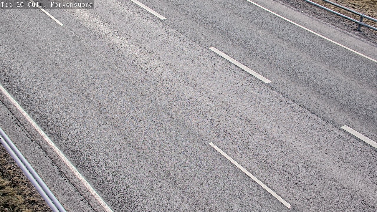 Weather Camera Image Road 20 Oulu Korvensuora, Oulu, Pohjois-Pohjanmaa