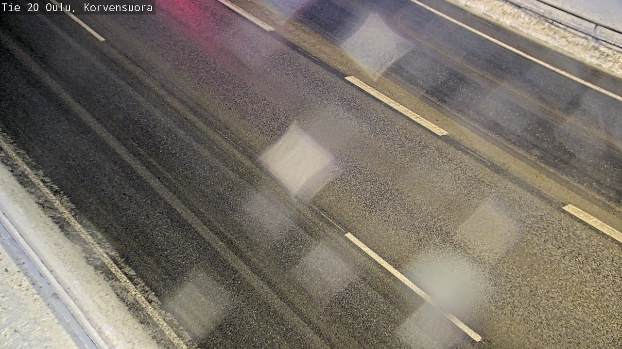 Weather Camera Image Väg 20 Uleåborg Korvensuora, Oulu, Pohjois-Pohjanmaa
