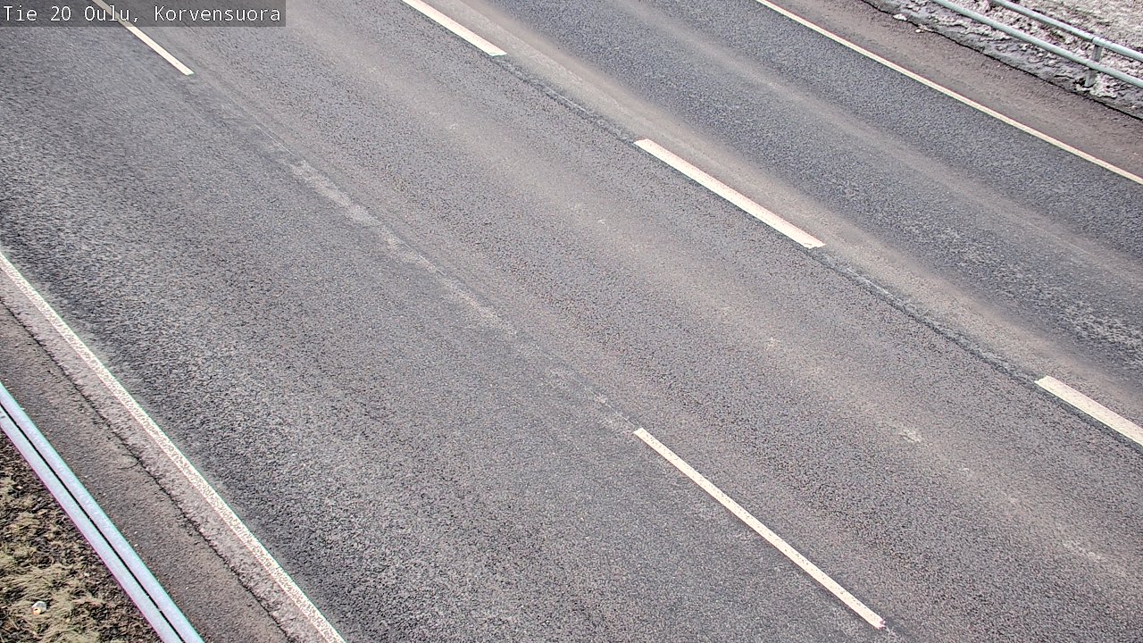 Weather Camera Image Väg 20 Uleåborg Korvensuora, Oulu, Pohjois-Pohjanmaa