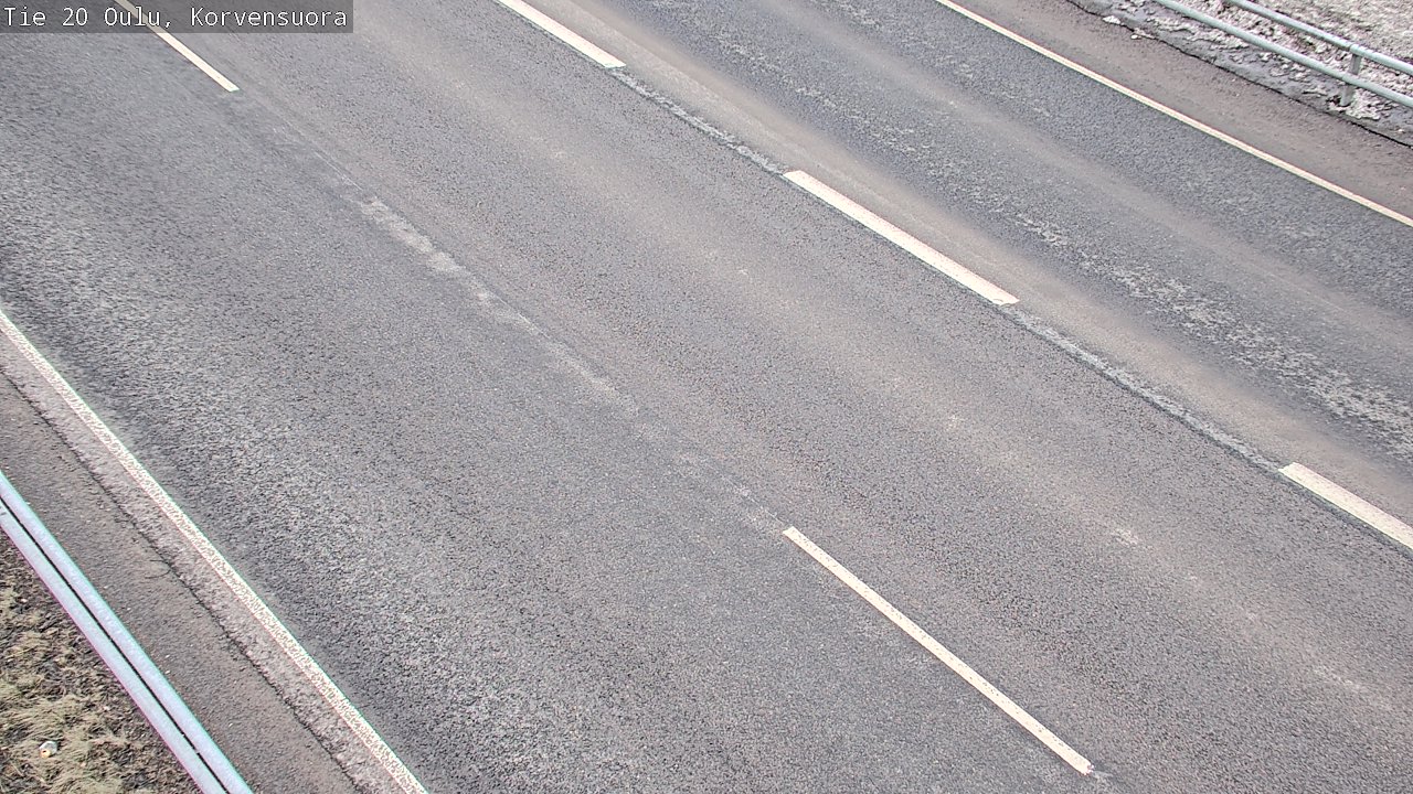 Weather Camera Image Väg 20 Uleåborg Korvensuora, Oulu, Pohjois-Pohjanmaa
