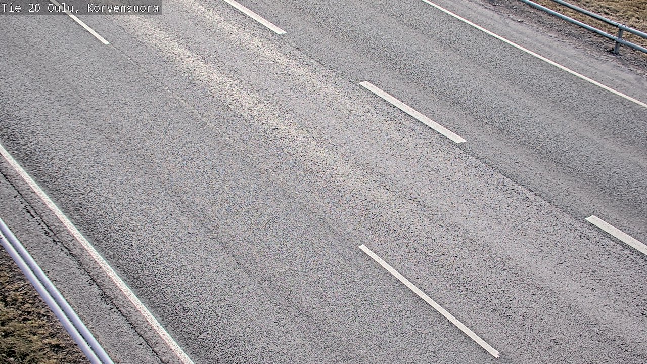Weather Camera Image Road 20 Oulu Korvensuora, Oulu, Pohjois-Pohjanmaa