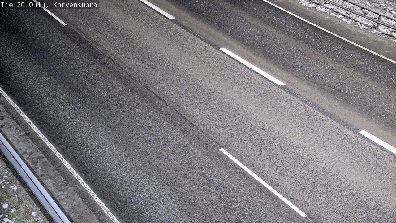 Kelikamerat Kuva Tie 20 Oulu Korvensuora, Oulu, Pohjois-Pohjanmaa