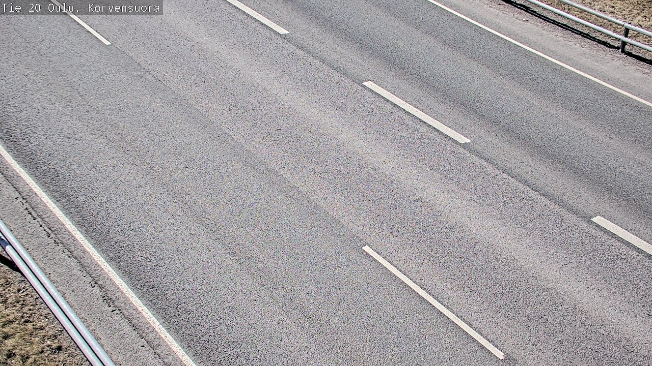 Weather Camera Image Road 20 Oulu Korvensuora, Oulu, Pohjois-Pohjanmaa