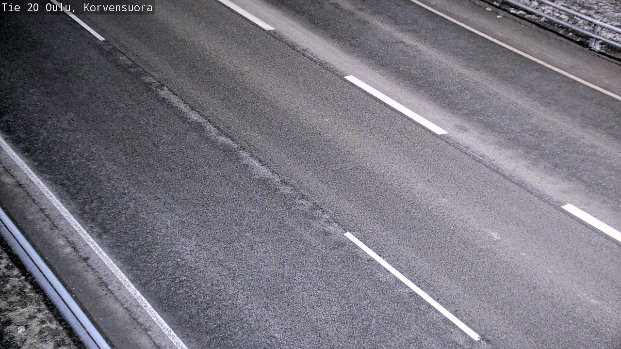 Weather Camera Image Väg 20 Uleåborg Korvensuora, Oulu, Pohjois-Pohjanmaa