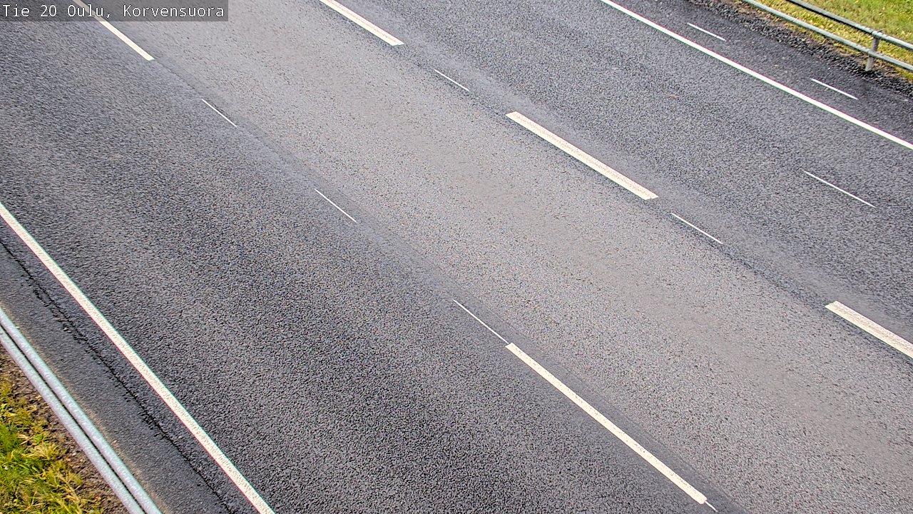 Weather Camera Image Väg 20 Uleåborg Korvensuora, Oulu, Pohjois-Pohjanmaa