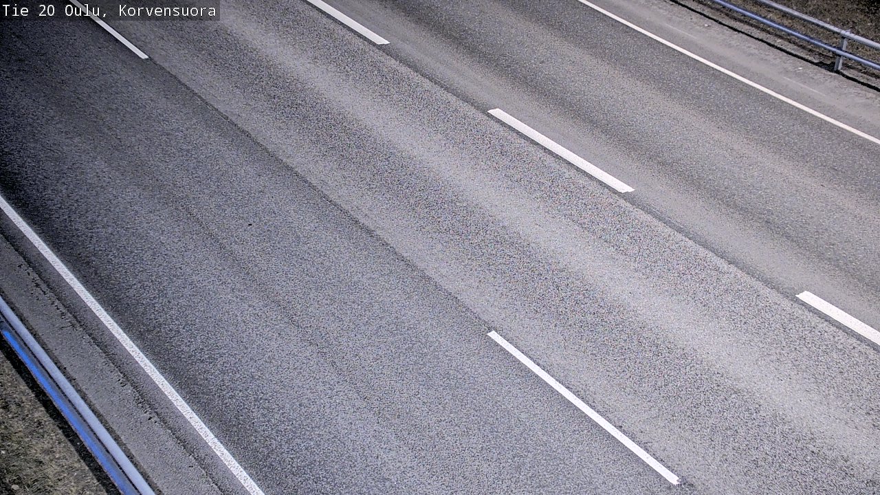 Weather Camera Image Road 20 Oulu Korvensuora, Oulu, Pohjois-Pohjanmaa