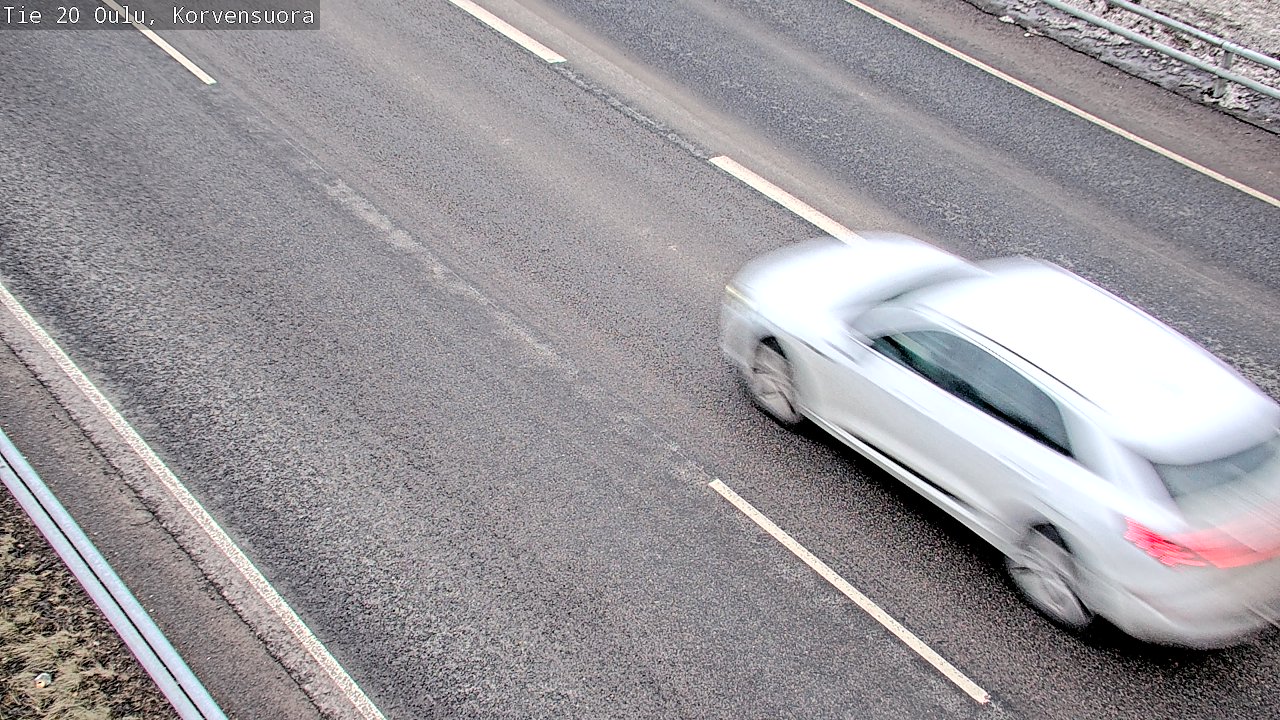 Weather Camera Image Väg 20 Uleåborg Korvensuora, Oulu, Pohjois-Pohjanmaa