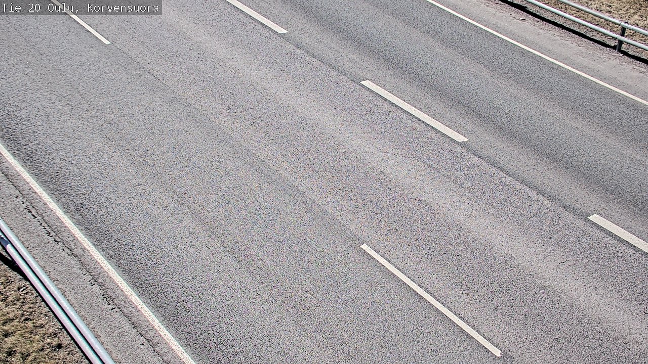 Weather Camera Image Road 20 Oulu Korvensuora, Oulu, Pohjois-Pohjanmaa