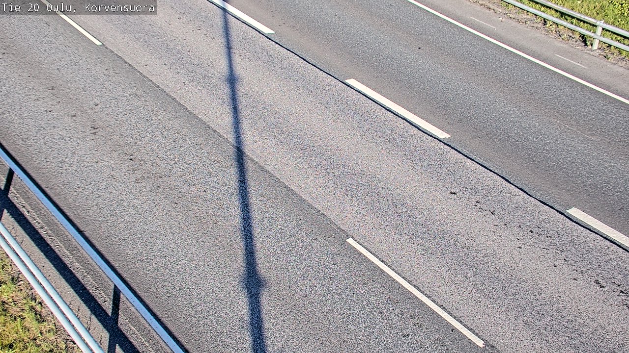 Weather Camera Image Väg 20 Uleåborg Korvensuora, Oulu, Pohjois-Pohjanmaa
