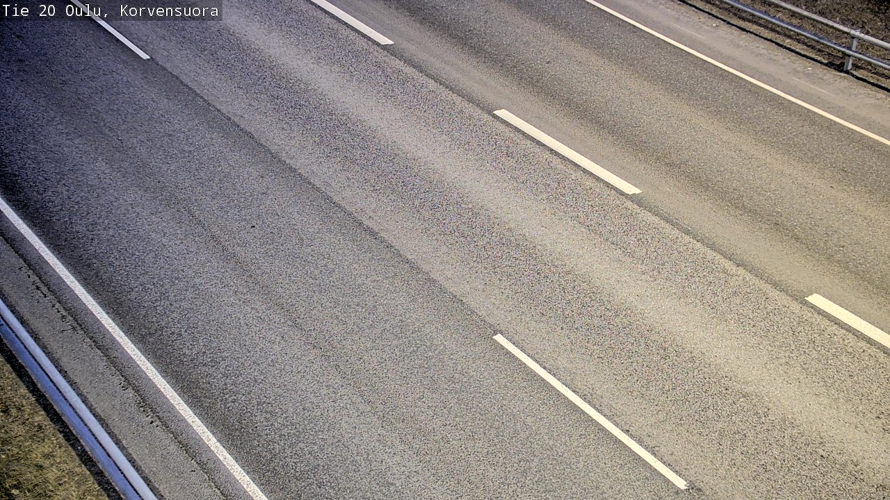 Weather Camera Image Road 20 Oulu Korvensuora, Oulu, Pohjois-Pohjanmaa