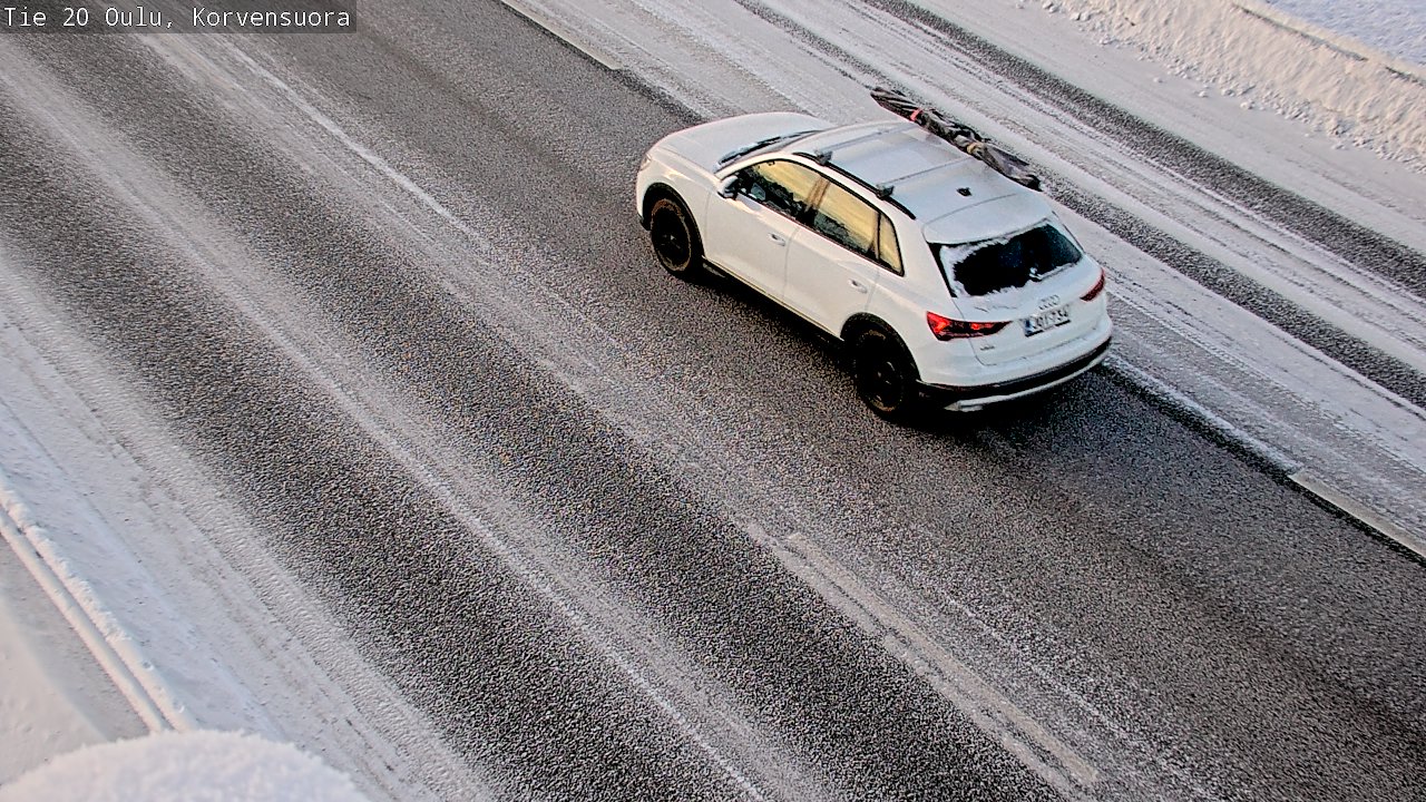 Weather Camera Image Road 20 Oulu Korvensuora, Oulu, Pohjois-Pohjanmaa