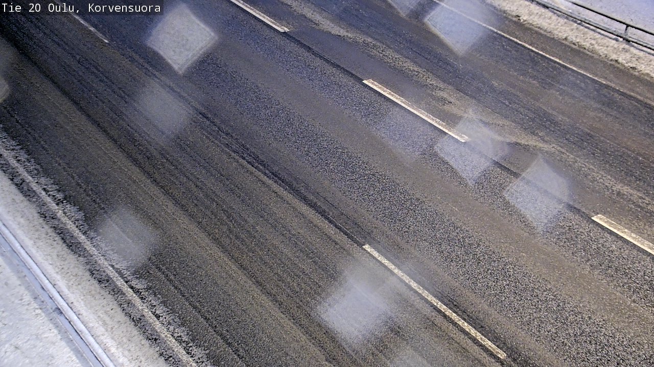 Weather Camera Image Väg 20 Uleåborg Korvensuora, Oulu, Pohjois-Pohjanmaa