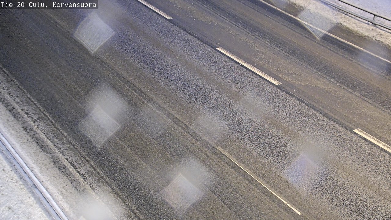 Weather Camera Image Väg 20 Uleåborg Korvensuora, Oulu, Pohjois-Pohjanmaa