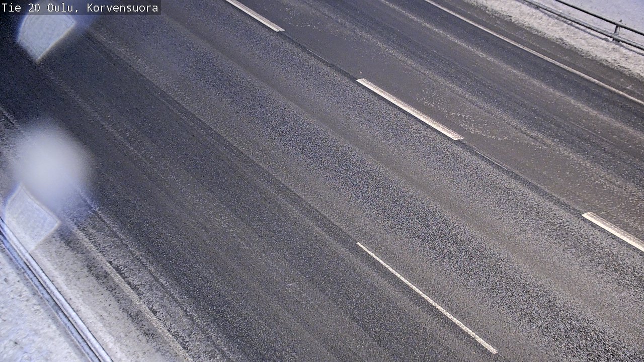 Weather Camera Image Väg 20 Uleåborg Korvensuora, Oulu, Pohjois-Pohjanmaa