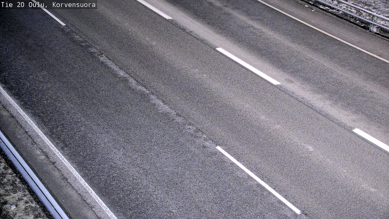 Weather Camera Image Väg 20 Uleåborg Korvensuora, Oulu, Pohjois-Pohjanmaa