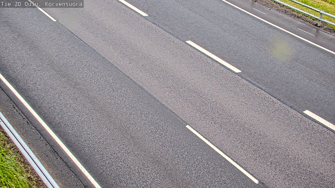 Weather Camera Image Road 20 Oulu Korvensuora, Oulu, Pohjois-Pohjanmaa