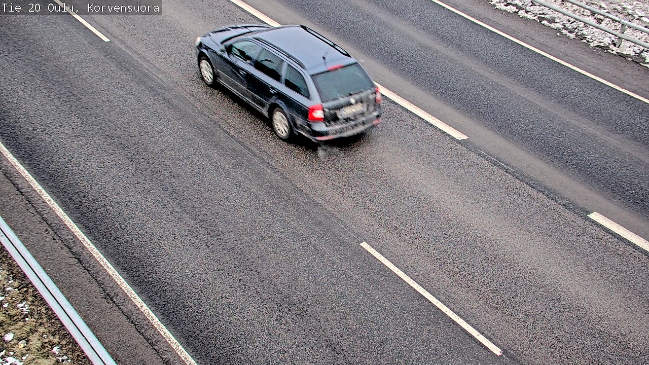 Kelikamerat Kuva Tie 20 Oulu Korvensuora, Oulu, Pohjois-Pohjanmaa
