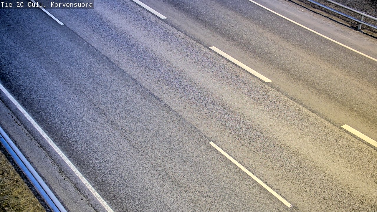 Kelikamerat Kuva Tie 20 Oulu Korvensuora, Oulu, Pohjois-Pohjanmaa