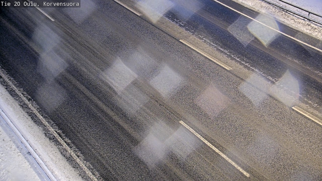 Weather Camera Image Väg 20 Uleåborg Korvensuora, Oulu, Pohjois-Pohjanmaa