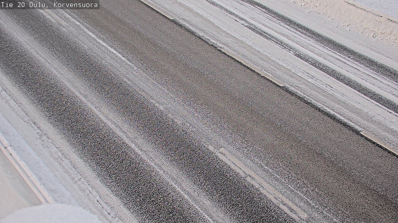 Weather Camera Image Road 20 Oulu Korvensuora, Oulu, Pohjois-Pohjanmaa