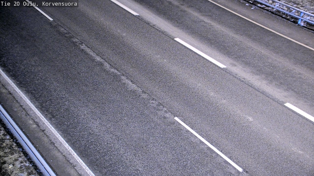 Weather Camera Image Väg 20 Uleåborg Korvensuora, Oulu, Pohjois-Pohjanmaa