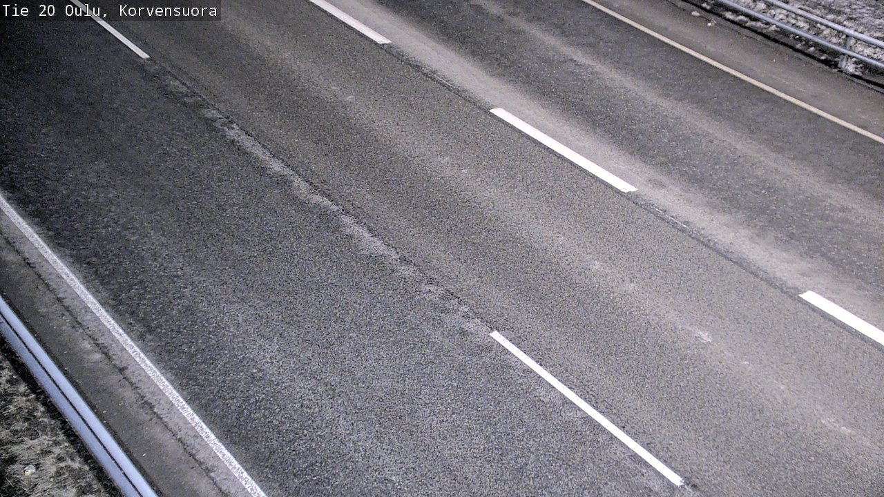 Weather Camera Image Väg 20 Uleåborg Korvensuora, Oulu, Pohjois-Pohjanmaa